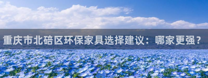 沐鸣2平台待遇：重庆市北碚区环保家具选择建议：哪家更强？